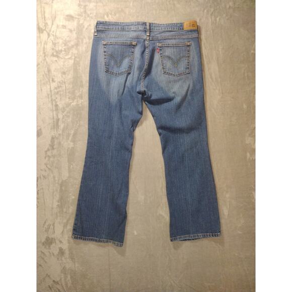 Levi's 545 Jeans Women's Blue Size 16M Low Boot Cut Low Rise - Picture 3 of 10